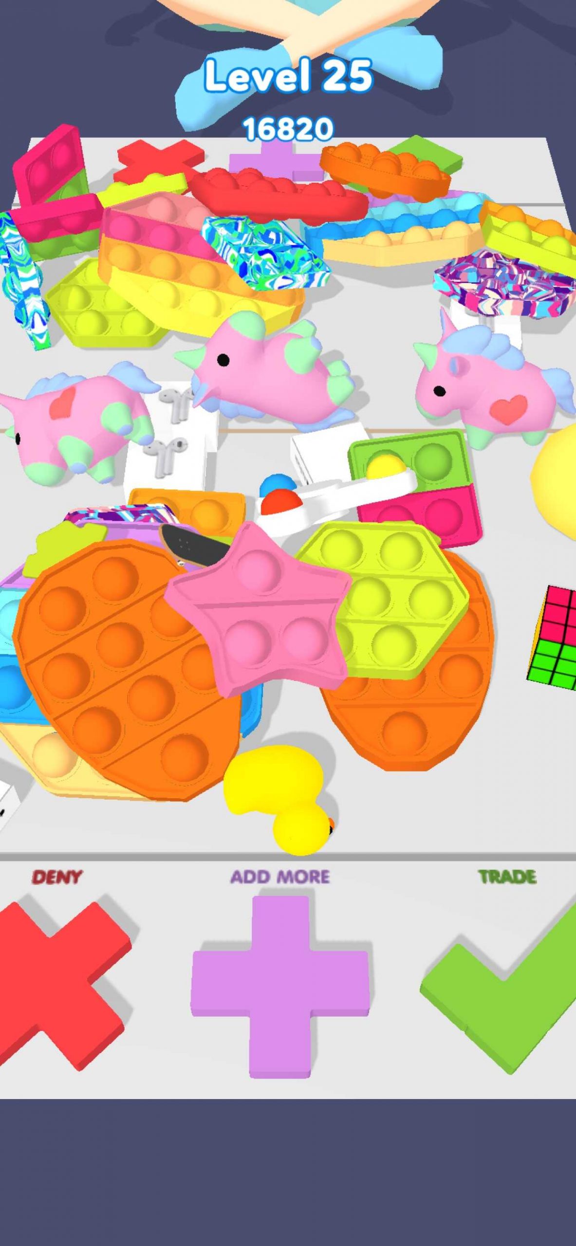 TikTokの動画でおなじみ!?ハイパーカジュアルゲーム「Fidget Trading 3D: Fidget Toys」を分析レビュー！