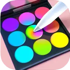 ハイパーカジュアルゲーム「Makeup Kit - Color Mixing」